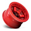 Block Beadlock D123 Fuel Off-Road Candy Red with Red Ring