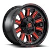 Hardline D621 Fuel Off-Road Gloss Black w/ Candy Red