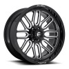 Ignite D662 Fuel Off-Road Gloss Black & Milled