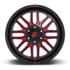 Ignite D663 Fuel Off-Road Gloss Black w/ Candy Red
