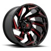 Ζάντα Fuel Off-Road Reaction D755 Gloss Black Milled with Red Tint