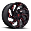 Ζάντα Fuel Off-Road Reaction D755 Gloss Black Milled with Red Tint