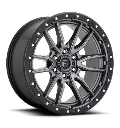 Ζάντα Fuel Off-Road Rebel 6 D680 Anthracite Center w/ Black Lip