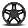 SFJ D763 Fuel Off-Road Matte Black - 20x12