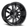 Sledge D595 Fuel Off-Road Gloss Black & Milled