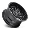 Sledge D595 Fuel Off-Road Gloss Black & Milled