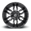 Sledge D595 Fuel Off-Road Gloss Black & Milled