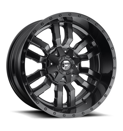 Sledge D596 Fuel Off-Road Matte Black | Gloss Black Lip