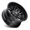 Sledge D596 Fuel Off-Road Matte Black | Gloss Black Lip