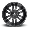 Sledge D596 Fuel Off-Road Matte Black | Gloss Black Lip