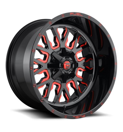 Stroke D612 Fuel Off-Road Gloss Black w/ Candy Red