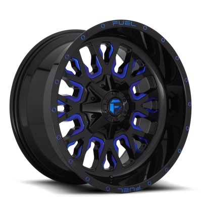 Stroke D645 Fuel Off-Road Gloss Black w/ Candy Blue