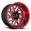 Triton D691 Fuel Off-Road Brushed Candy Red/Gloss Black/Milled