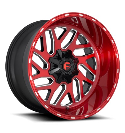 Ζάντα Fuel Off-Road Triton D691 Brushed Candy Red/Gloss Black/Milled