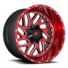 Ζάντα Fuel Off-Road Triton D691 Brushed Candy Red/Gloss Black/Milled