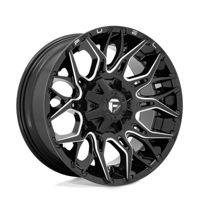 Twitch D769 Fuel Off-Road Gloss Black Milled