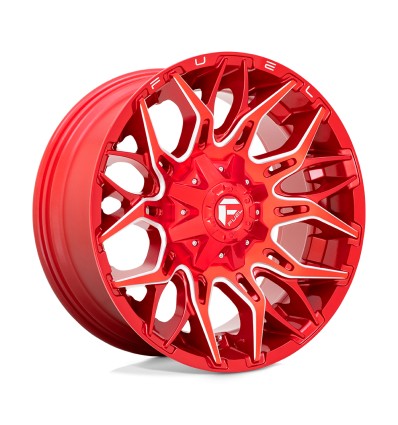 Twitch D771 Fuel Off-Road Candy Red & Milled