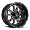 Vandal D627 Fuel Off-Road Gloss Black & Milled