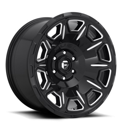 Vengeance D688 Fuel Off-Road Gloss Black & Milled