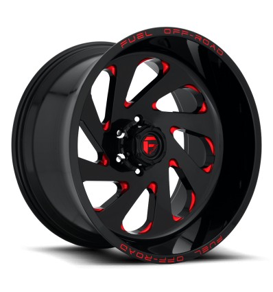 Vortex D638 Fuel Off-Road Gloss Black w/ Candy Red