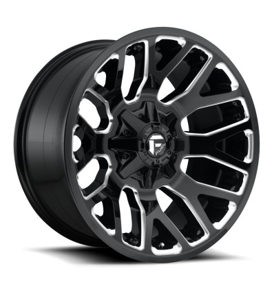 Warrior D623 Fuel Off-Road Gloss Black & Milled