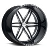 Marauder Forged Black Rhino GLOSS BLACK W/ MILLED SPOKES