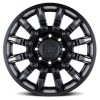 Mission Black Rhino MATTE BLACK W/ MACHINED TINTED SPOKES (9")