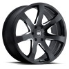 Mozambique Black Rhino GLOSS BLACK MILLED SPOKES