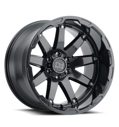 Oceano Black Rhino GLOSS GUNBLACK W/STAINLESS BOLTS (12")