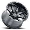 Oceano Black Rhino GLOSS GUNBLACK W/STAINLESS BOLTS (12")