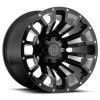 Pinatubo Black Rhino GLOSS BLACK W/MILLED INSIDE WINDOW (12")