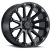 Pinnacle Black Rhino SEMI GLOSS BLACK W/ GUNMETAL BOLTS