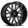 Pismo Black Rhino GLOSS BLACK W/MILLED SPOKES (12")