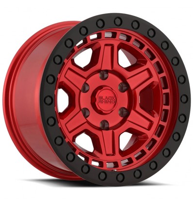 Ζάντα Black Rhino Reno CANDY RED W/ BLACK LIP EDGE & BLACK BOLTS