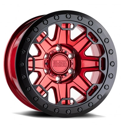 Ζάντα Black Rhino Rift Beadlock CANDY RED W/ BLACK RING & BLACK BOLTS