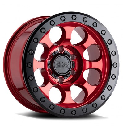 Ζάντα Black Rhino Riot Beadlock CANDY RED W/ BLACK RING & BLACK BOLTS