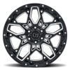 Shrapnel Black Rhino GLOSS BLACK W/ MILLED SPOKES