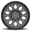 Sprocket Black Rhino MATTE GUNMETAL W/BLACK LIP EDGE