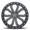 Trabuco Black Rhino MATTE GUNMETAL WITH BLACK LIP EDGE AND SILVER BOLTS