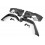 JEEP WRANGLER JL 2018+ FENDER AND INTERIOR FRAME EXTENSION KIT HIGH TOP ABS FRONT + REAR