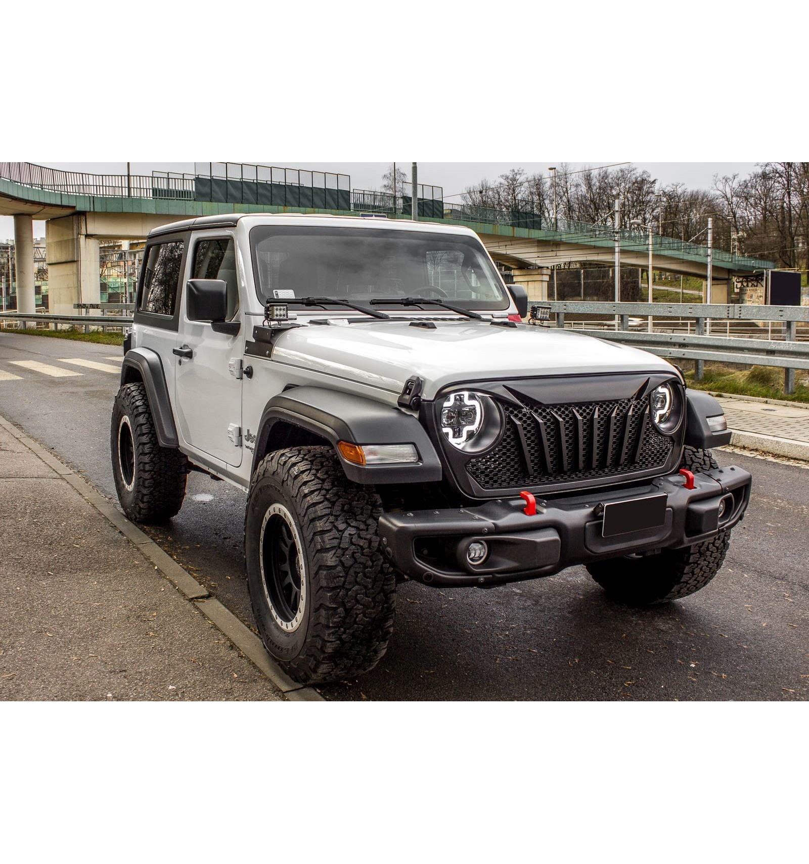 JEEP WRANGLER JL 2018+ RUBICON FRONT BUMPER VERSION WITHOUT PDC -  