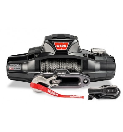 Winch with synthetic rope 12000 lbs Warn Zeon XD 12-S