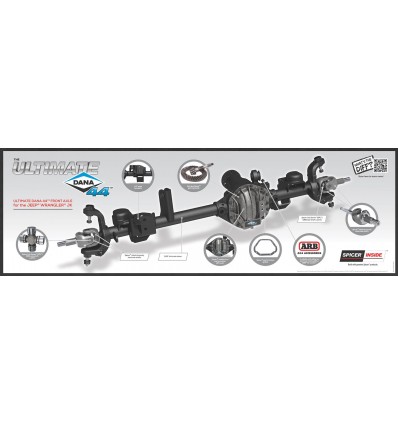 Spicer Drivetrain Products Ultimate Dana 44 Crate Axle Assemblies for 2007-2017 WRANGLER, 2018 WRANGLER JK