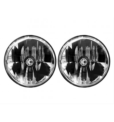 KC HiLiTES Gravity LED Headlights for 2007-2017 WRANGLER, 2018 WRANGLER JK - 42351