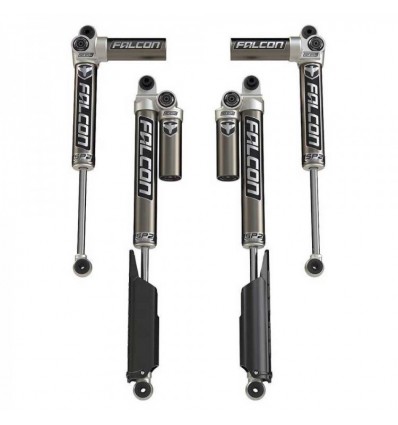 Shocks set TeraFlex Falcon Series SP2 3.1 Piggyback Lift 0-1,5" Petrol