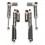 Shocks set TeraFlex Falcon Series SP2 3.3 Fast Adjust Piggyback Lift 0-1,5"