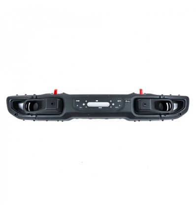 Front aluminium bumper with winch plate OFD Matte