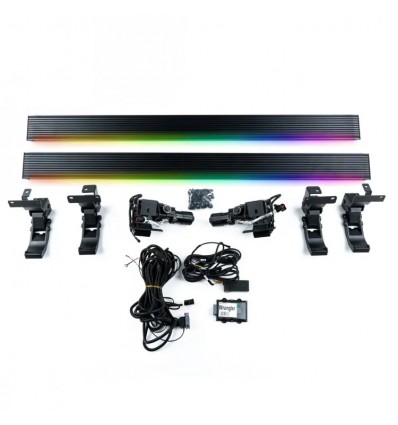 Electric side steps with LED OFD GEN2