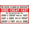 Good Cheap Fast Steel Sign 90158226