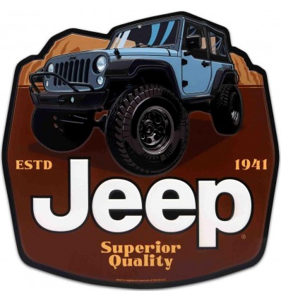 Jeep Superior Quality Steel Sign 90214645